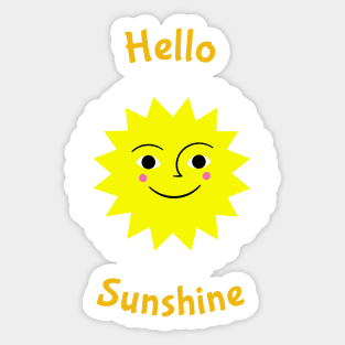 Hello sunshine Sticker